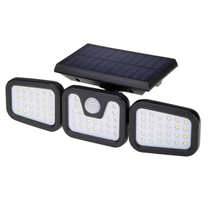 Lampa solarna potrójna TRIPLE GLOW z czujnikiem ruchu 72 LED